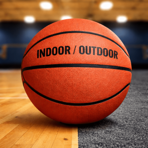 Indoor / Outdoor Basketball — Durable Rubber Cover